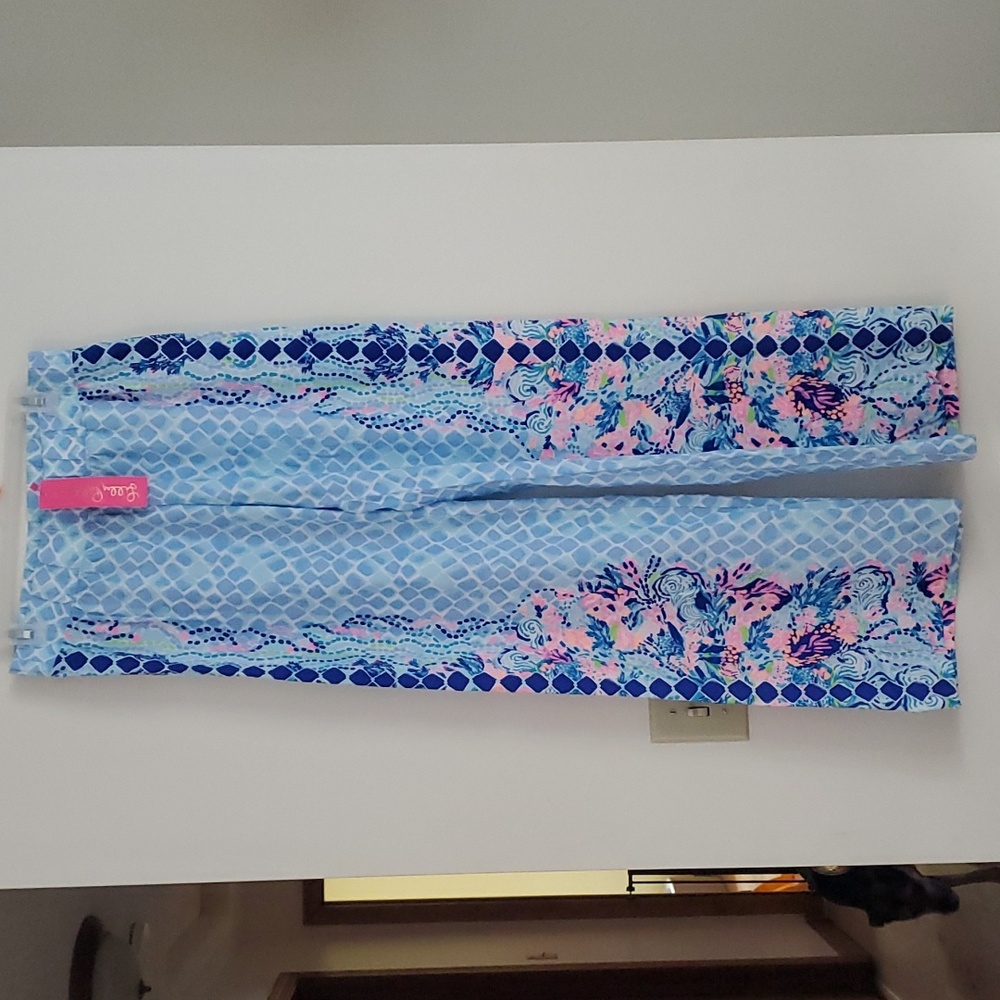 NWT Lilly Pulitzer Bal Harbor Palazzo Pants Hidden Treasure Engine